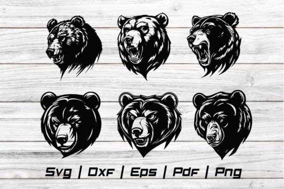 Download Bear Mascot Head Wild Svg File - Wild Collection