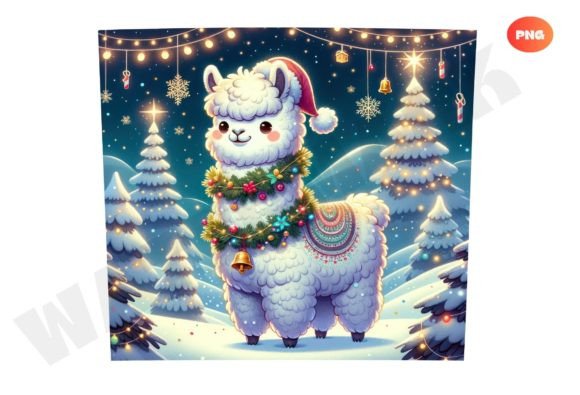 Download Christmas Llama Png, 20oz Skinny Tumbler - Llama png Collection