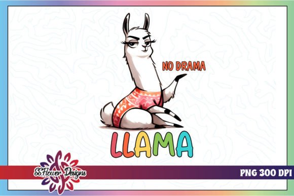 Download No Drama LLama Peaceful LLama PNG - Llama png Collection
