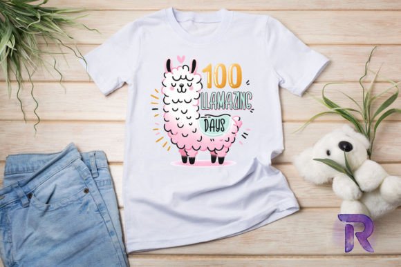 Download 100th Day of School Llama PNG - Llama png Collection