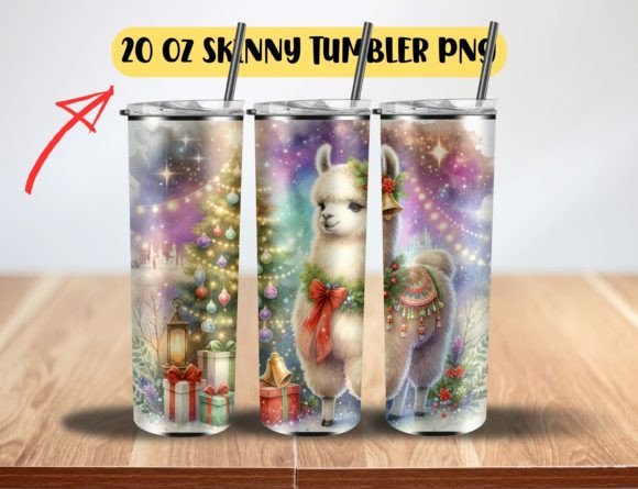 Download Christmas Llama Png, Sublimation Design - Llama png Collection